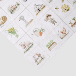 Papel De Seda Vida rural na fazenda
