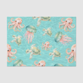 Papel De Seda Vida subaquática