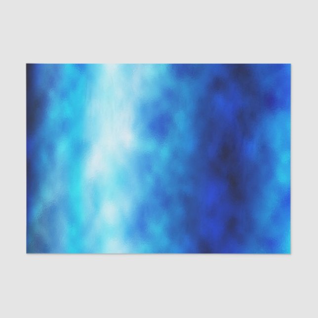 Papel De Seda Vidro azul (Frente )