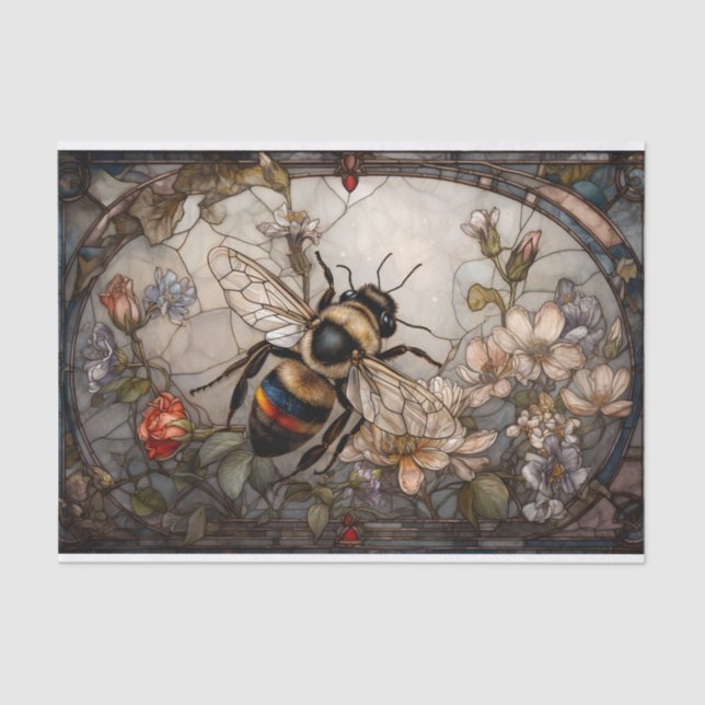 Papel De Seda Vidro De Abelha (Frente )
