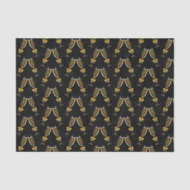 Papel De Seda Vidros de champanhe se ligando