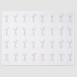 Papel De Seda Vidros na moda legal de Martini