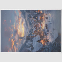 Papel De Seda Village Winter Wonderland #2 Decoupage