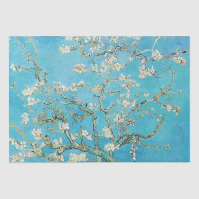 Papel De Seda Vincent van Gogh - Almond Blossom (Frente )
