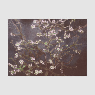 Papel De Seda Vincent Van Gogh Almond Blossomo Chocolate Slate