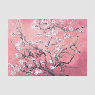 Papel De Seda Vincent Van Gogh Almond Blossoms Peachy Pink