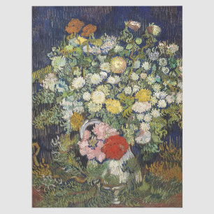 Papel De Seda Vincent van Gogh - Buquê de Flores em um Vaso