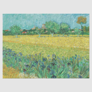 Papel De Seda Vincent van Gogh - Campo com irlandeses perto de A