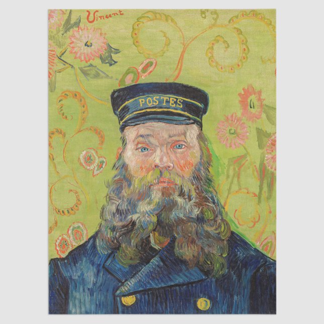 Papel De Seda Vincent Van Gogh - Carteiro Joseph Roulin (Criador carregado)