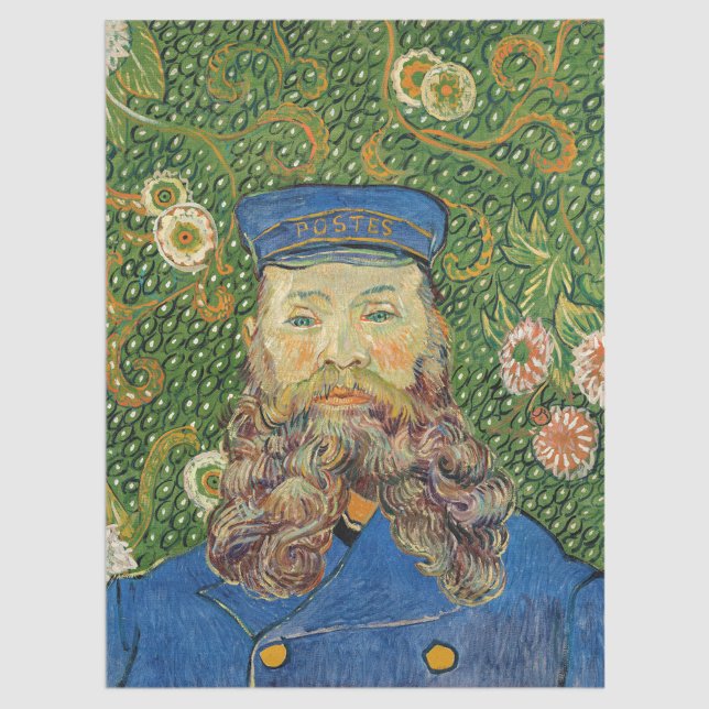 Papel De Seda Vincent Van Gogh - Carteiro Joseph Roulin (Criador carregado)