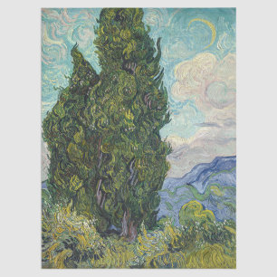 Papel De Seda Vincent van Gogh - Ciprestes