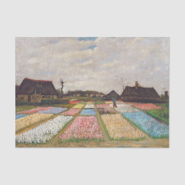 Papel De Seda Vincent van Gogh - Flores na Holanda (Frente )