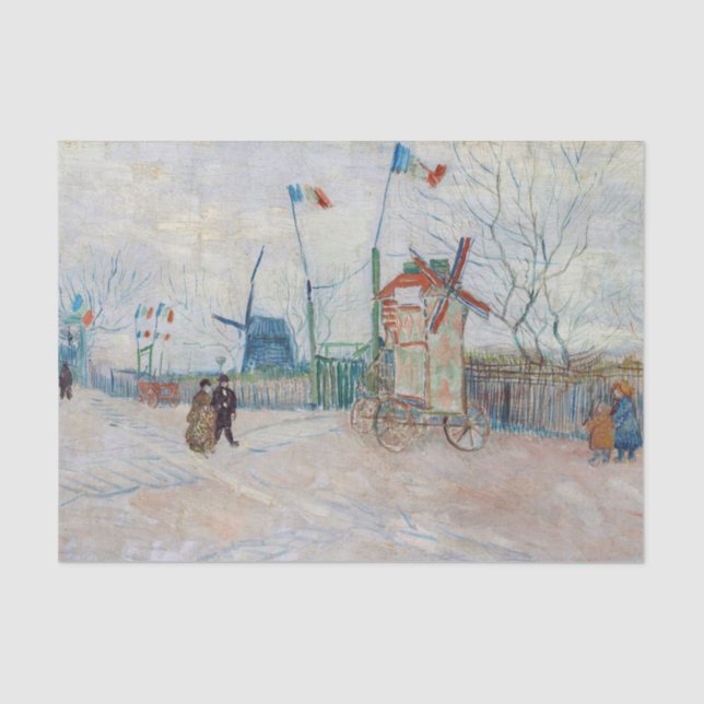 Papel De Seda Vincent van Gogh - Impasse des Deux Freres (Frente )