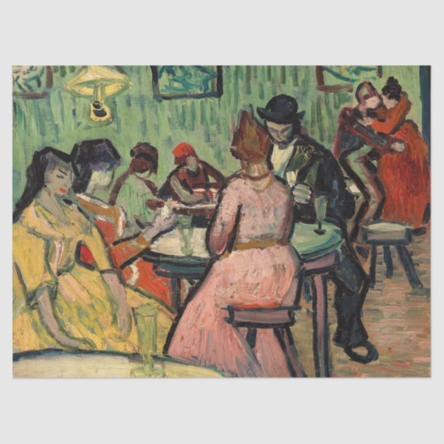 Papel De Seda Vincent van Gogh - O Brothel (Frente )