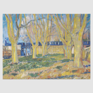 Papel De Seda Vincent van Gogh - O Trem Azul