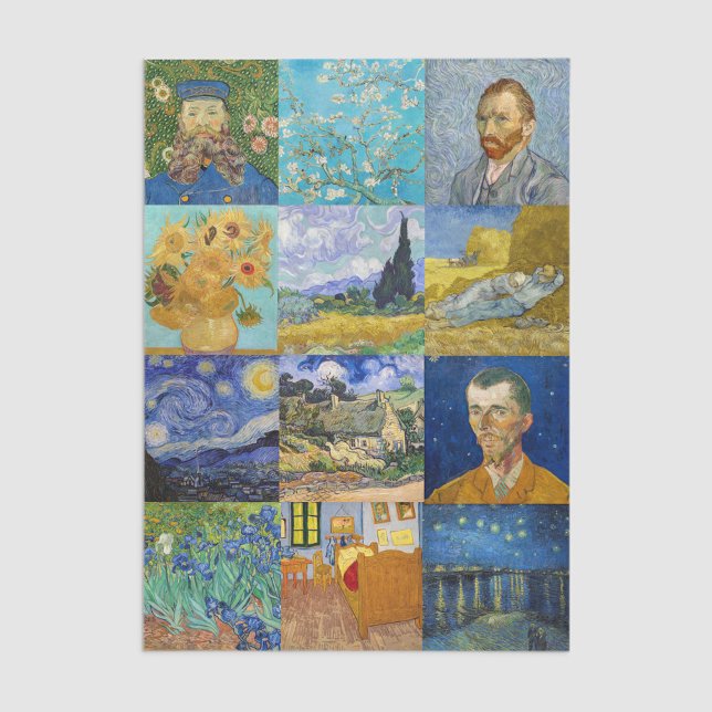 Papel De Seda Vincent Van Gogh - Obras-primas (Criador carregado)
