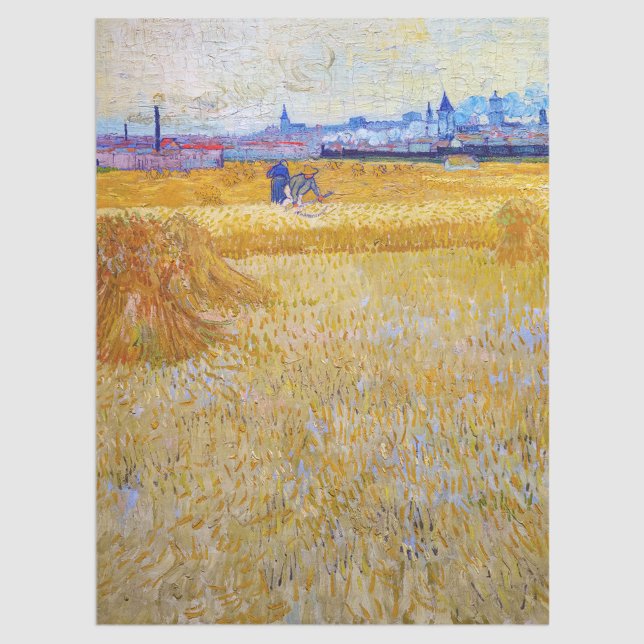 Papel De Seda Vincent van Gogh - Os Harvesters (Criador carregado)