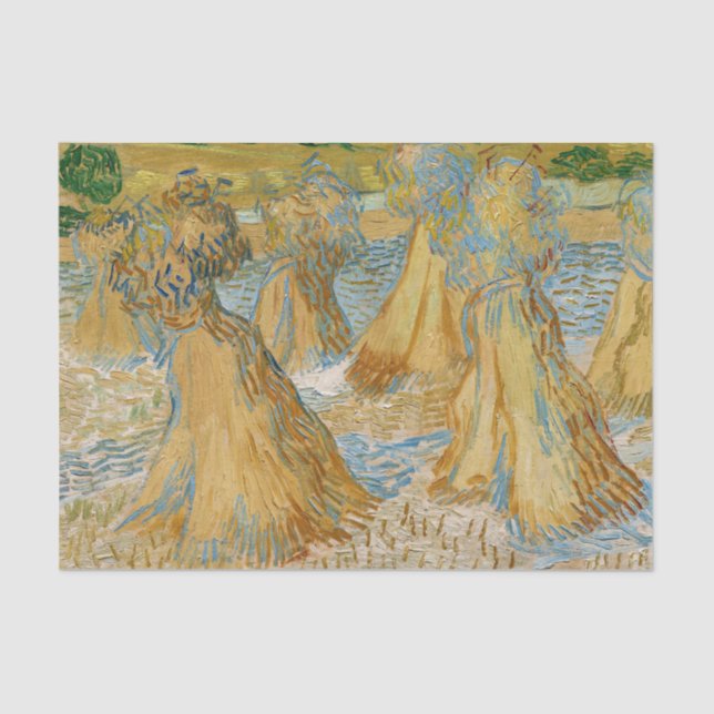 Papel De Seda Vincent van Gogh - Pastas de trigo (Frente )