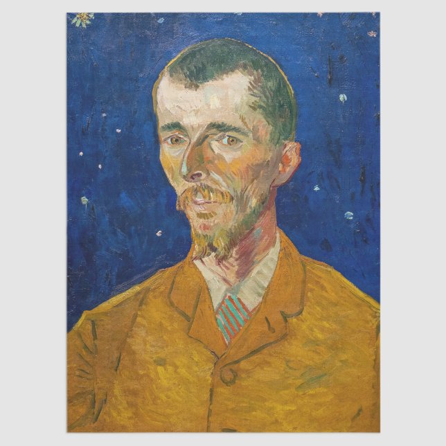 Papel De Seda Vincent Van Gogh - Retrato de Eugene Boch, Arles (Criador carregado)