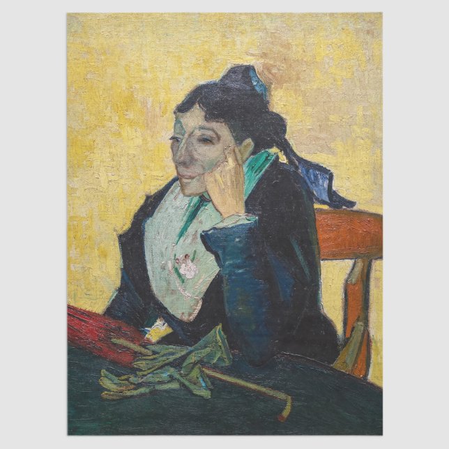 Papel De Seda Vincent Van Gogh - Retrato de Madame Ginoux (Criador carregado)