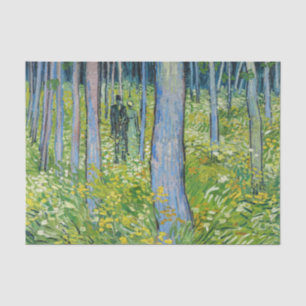 Papel De Seda Vincent van Gogh - Sub-bosque com Duas Figuras