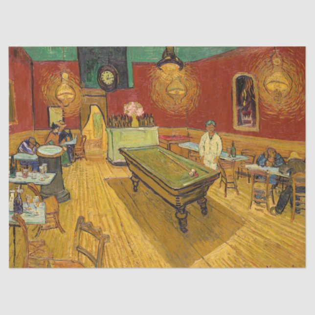 Papel De Seda Vincent van Gogh - The Night Cafe (Frente )