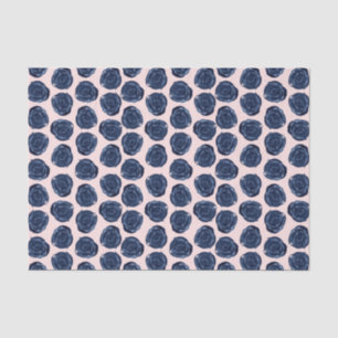 Papel De Seda Vinhas Rosa de cor azul-rosa Casamento de algodão