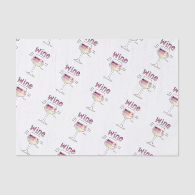 PAPEL DE SEDA VINHO, MAIS VINHO, AINDA MAIS VINHO (Frente )