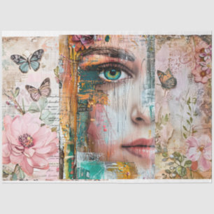 Papel De Seda Vintage Abstrato Art Decoupage