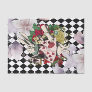 Papel De Seda Vintage Alice no País das Maravilhas