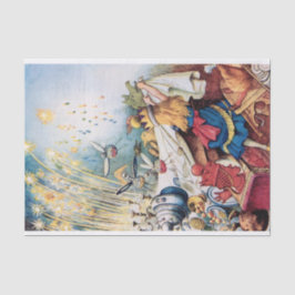 Papel De Seda Vintage Alice no País das Maravilhas