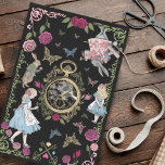 Papel De Seda Vintage Alice No País Das Maravilhas<br><div class="desc">Alice no papel de tecidos da Decoupage do País das Maravilhas foi muito bem projetada. Design apresenta uma mistura de nossos próprios florais originais desenhados à mão e trabalho de arte. Design apresenta uma mistura de nossos próprios florais originais desenhados à mão e trabalho de arte. Restaurámos meticulosamente a icônica...</div>