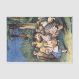 Papel De Seda Vintage Alice no País das Maravilhas da Desvincula