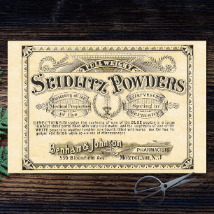 Papel De Seda Vintage Apothecary Publictisement Decoupage Paper