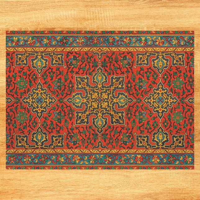 Papel De Seda Vintage Arabian Carpet Impressão (Criador carregado)