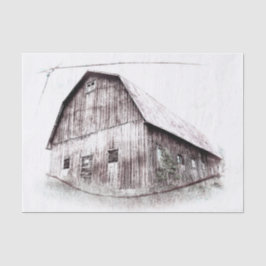 Papel De Seda Vintage Art Country Rustic Distress Barn Textura