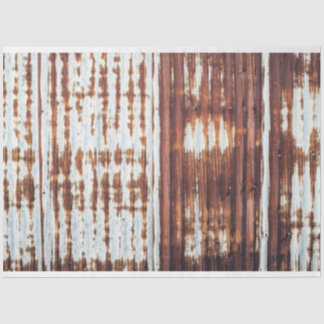 Papel De Seda Vintage Barn Roof Corruged Tin