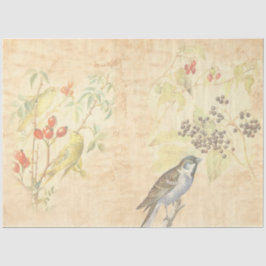 Papel De Seda Vintage Bird Series Design 2