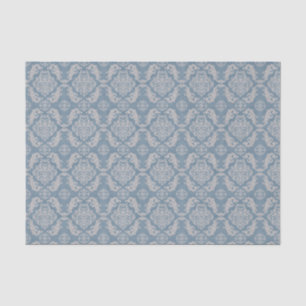 Papel De Seda Vintage Blue Damask