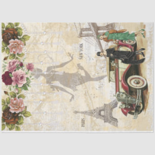 Papel De Seda Vintage Cards Series Design 3 de 1930