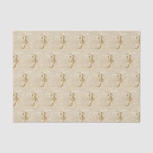 Papel De Seda Vintage - Cavalo de Mar Náutico