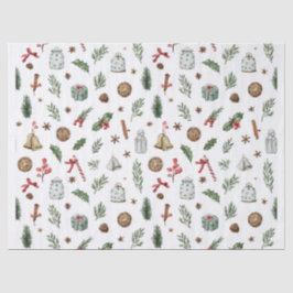Papel De Seda Vintage Christmas Tissue Paper