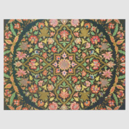 Papel De Seda Vintage Colorful Indian Floral Embroiderme Impress