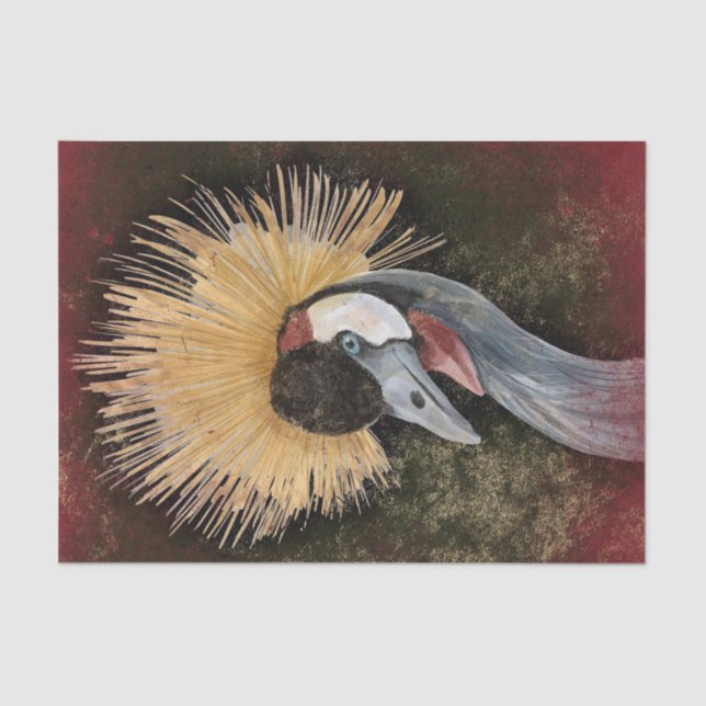 Papel De Seda Vintage Crane (Frente )