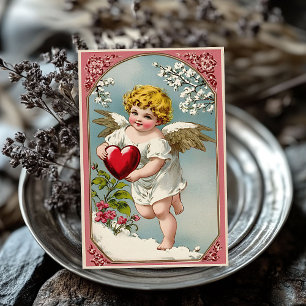 Papel De Seda Vintage Dia de os namorados de anjo cupido vitoria