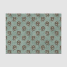 Papel De Seda Vintage Dragon Pattern