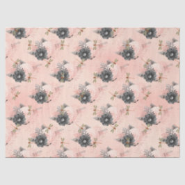 Papel De Seda Vintage Dragonflies Series Design 4 Tecido Paper