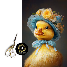 Papel De Seda Vintage Duckin Floral Bonnet Decoupage