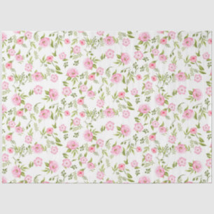 Papel De Seda Vintage Elegant Modern Floral Tissue Paper