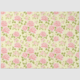 Papel De Seda Vintage Elegant Modern Floral Tissue Paper